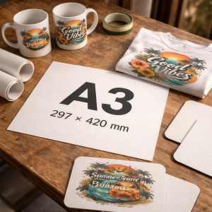 Sublimation Transfer DIN A3 – Druck nach Datei für Textildruck