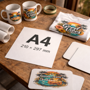 Sublimation Transfer DIN A4 – Druck nach Datei für Textildruck