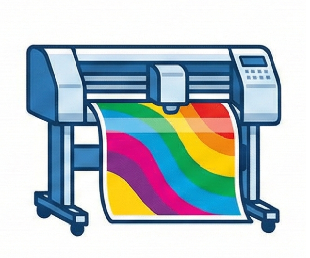 Symbol für die Bedienung eines Sublimationsdruckers